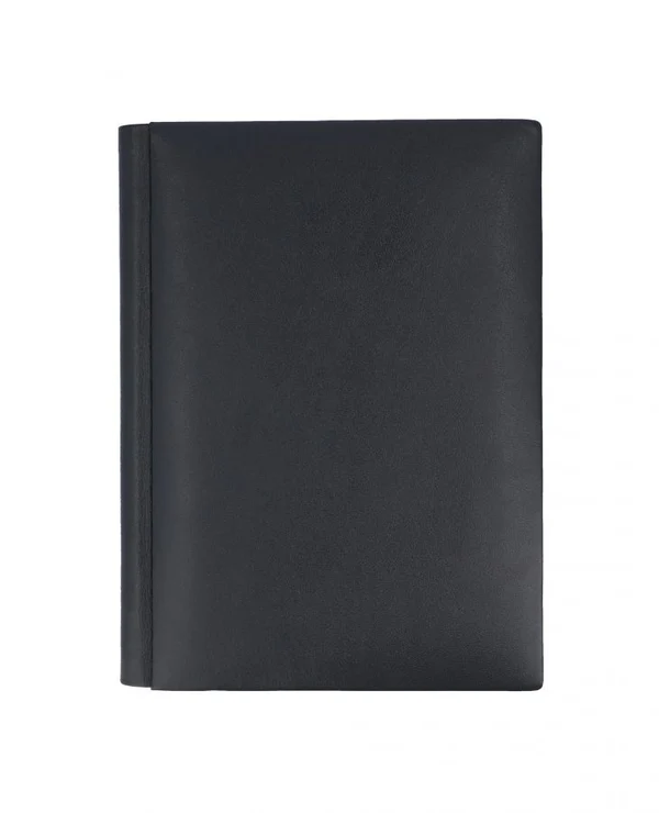 A4 spiral bound leather notebook for journaling or work notes – UK stationery accessory