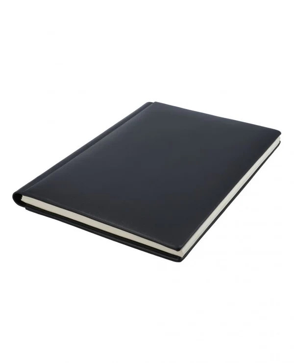 A4 spiral bound leather notebook for journaling or work notes – UK stationery accessory